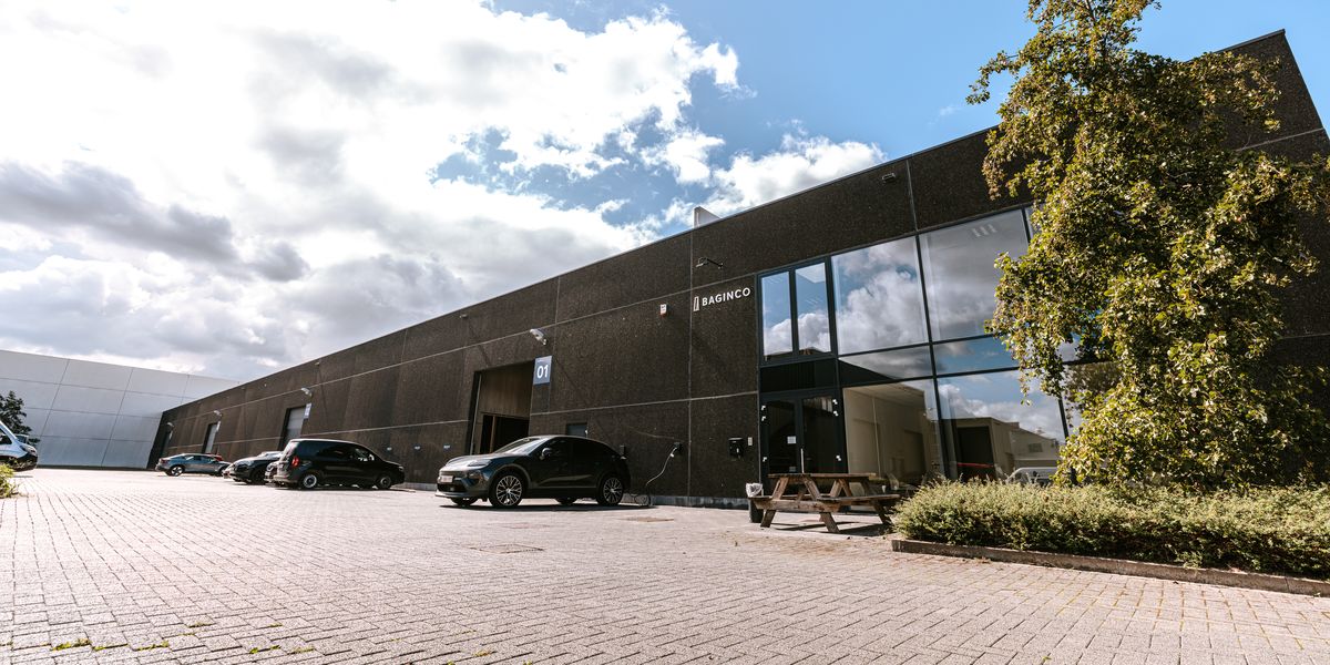 Het gebouw van Baginco in Kontich